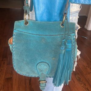 Patricia Nash boho bag - aqua 💕